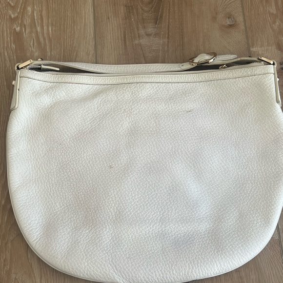 GUCCI White Calfskin Leather Blondie  Hobo Shoulder Bag - Picture 4 of 11